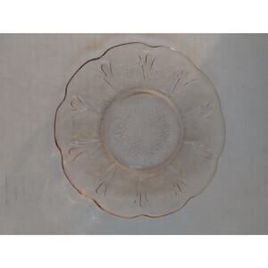 Pink Depression Glass Jeanette Cherry Blossom 6" Bread & Butter Plate